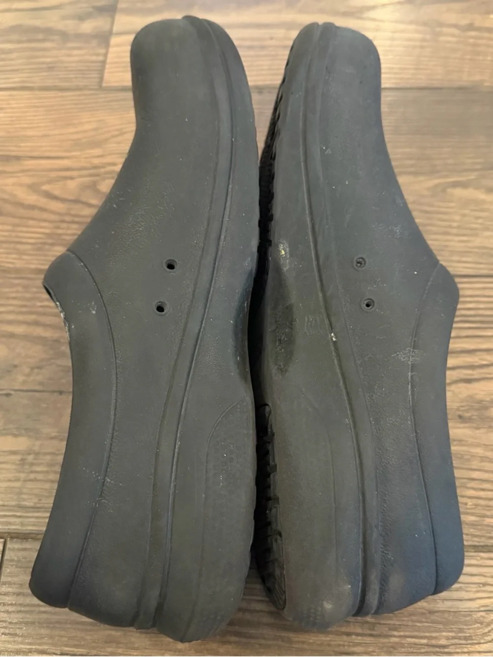 CROCS‎ Men's Black Slip-On Work Loafers Size 9